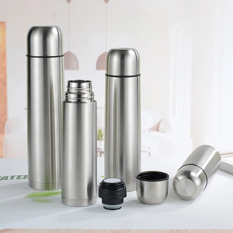 500ml Double Wall Insulated Vacuum Flask Hot Cold Cup 304 Stainless Steel Thermos Cup