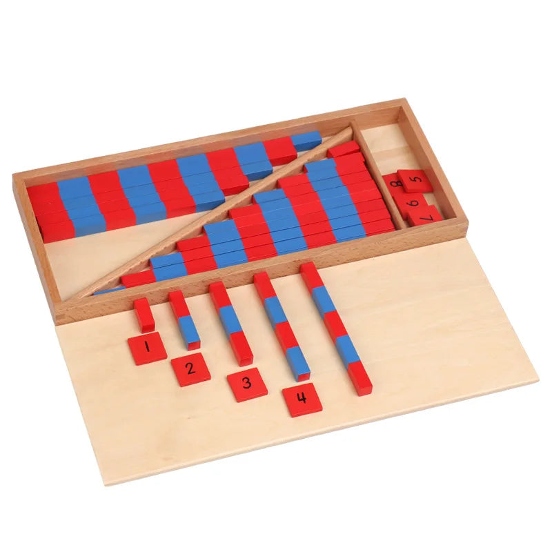 Hot Sell Montessori Wooden Materials Educational Toys for Kids Numerical Rods montessori toys