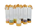 Wholesale Energy Crystal Glass Natural Gemstone Stone Drinking Crystal Gem Stone Quartz Crystal Water Bottle Gemstone