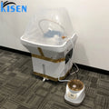 Kisen Professional Head Spa Backwash Shampoo Bowl Sink Portable Shampoo Basin with Water tank Water Heater No Plumbing