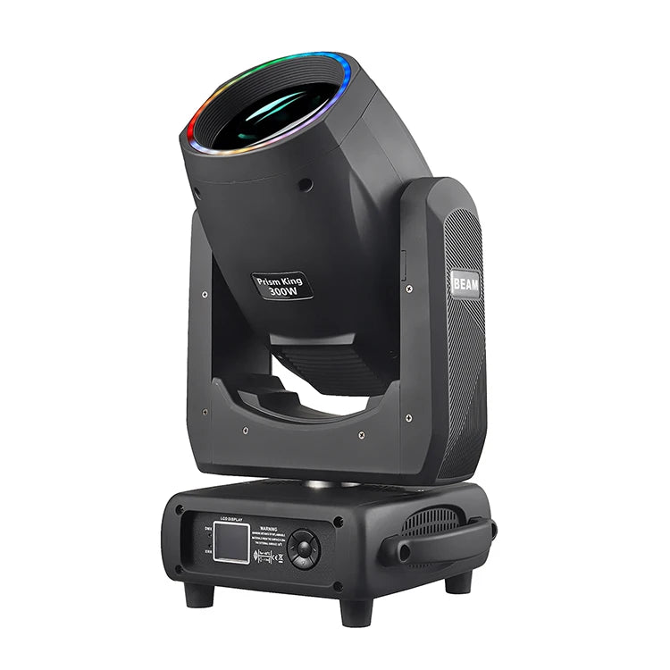 Hot 300W Super 4 Prism Beam Moving Head Spot Beam Moving Head Light With RGB Circle