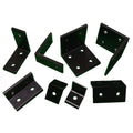 SDPSI 2020 2040 L-Shape Black Corner Brackets 4pcs/lot Fitting Angle Aluminum 3030 3060 4040 4080 Connector Aluminium Profile