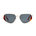 22SM018 Designer Women's Sunglasses Gold Custom Metal Frame Comfortable Polarized Light Weight Fashion Inspired Sun Glasses