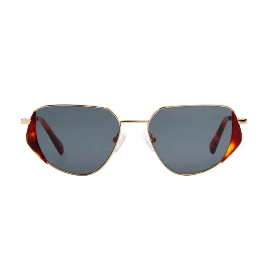 22SM018 Designer Women's Sunglasses Gold Custom Metal Frame Comfortable Polarized Light Weight Fashion Inspired Sun Glasses