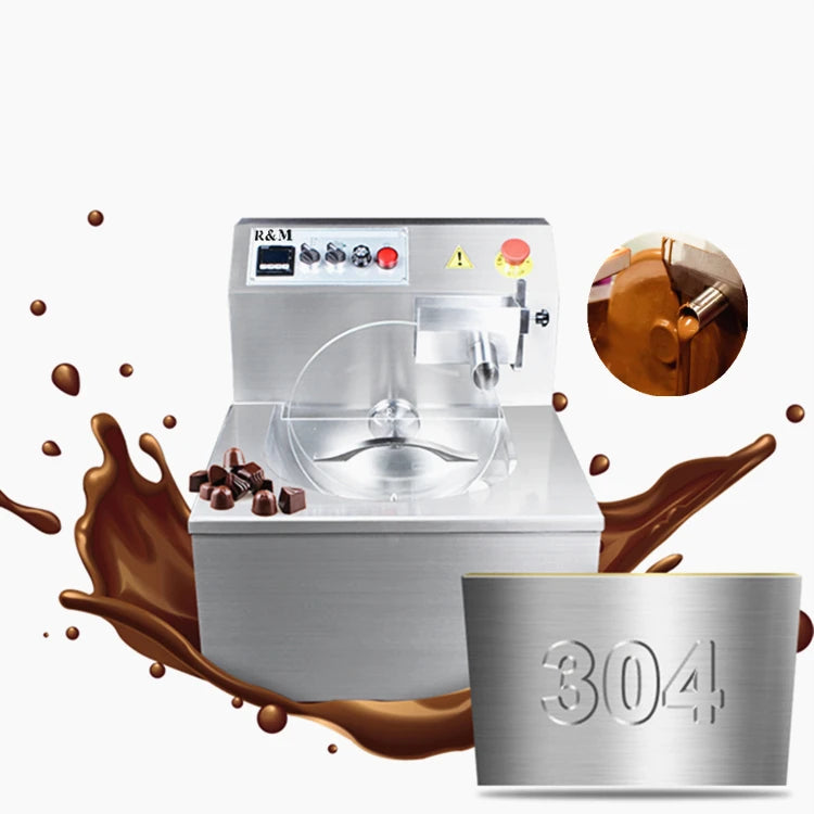 Automatic Commercial Used-chocolate-tempering-machine Snack Making 8kg Chocolate-tempering-machine Chocolate-tempering-machinery
