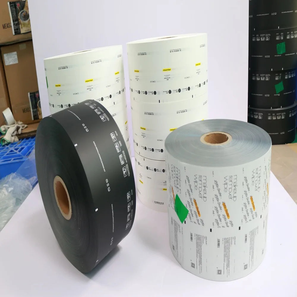 Food Coffee Sachet Stick Wrapper Pack Packing Roll Film Custom Automatic Laminated Aluminum Foil Packaging Plastic Bopp Soft