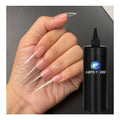 Private Label 1Kg LED UV Nail Gel Full Cover Soak off Soft Gel Tips Strong Holding Glue Press on Nail Gel Customizable