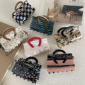 Yi YHJ Women's Hair Accessories Handbag Styling Hair Clip Design 8cm Large Acetate Claw Clips Hair Claw Clip for Woman Wholesale