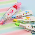 Cartoon Fashion Press Lace Correction Tape Set Creative Correction Fluid Replacement Core Set 4 Pieces
