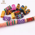 20pcs/Set Mix Fabric Dreadlocks Beads Clips Ethnic Style Spiral Hairpin African Hair Braid Bead Rings Headwear Hair Accessories