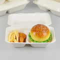 Biodegradable Sugarcane Pulp Disposable Take Out Lunch Box with Lid Bagasse Food Containers