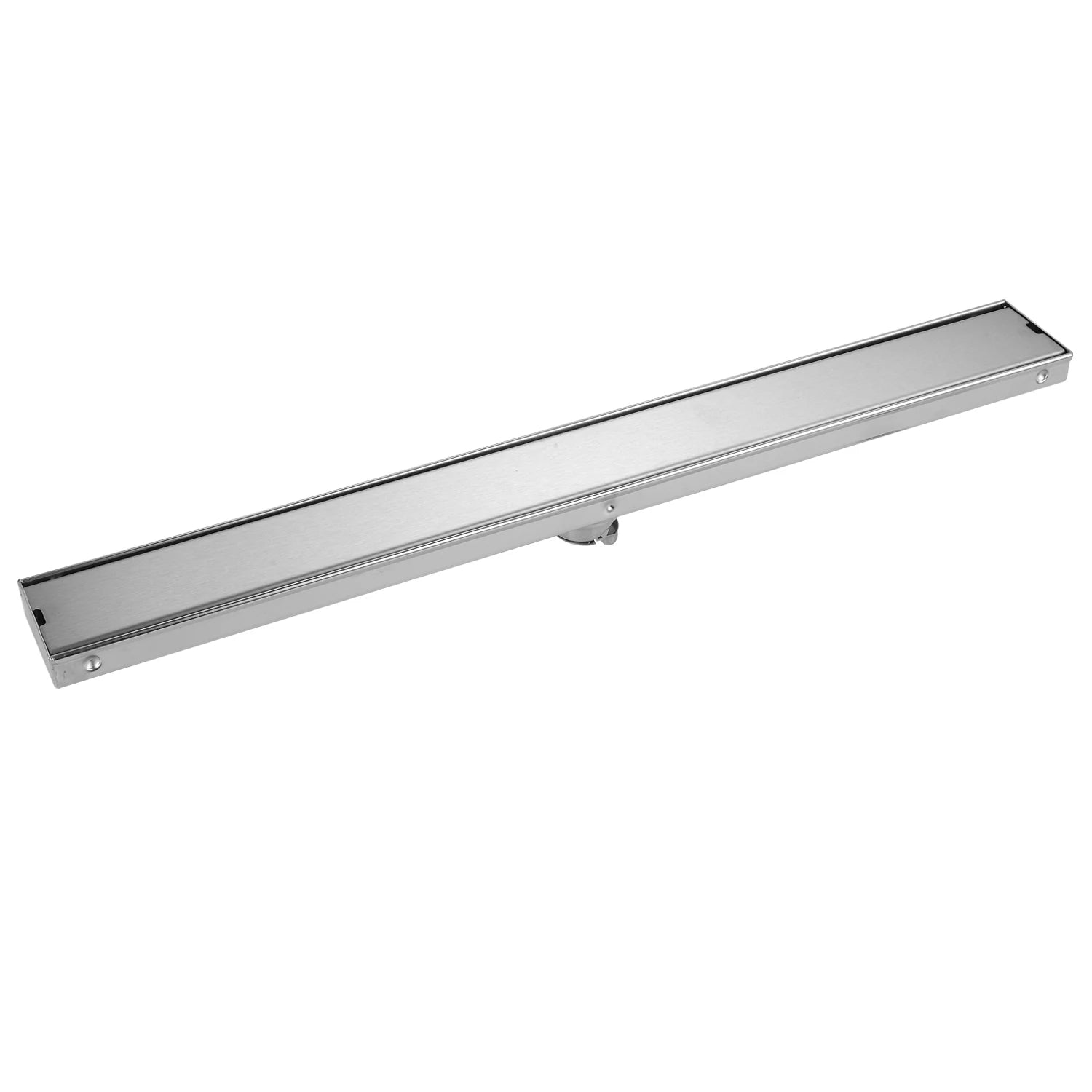 60cm Floor Drain Bathroom Shower Kitchen Horizontal Stainless Steel Brushed Tile Insert Shower Drain