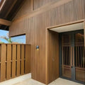External Wood-plastic Wall Cladding Outdoor Wood-plastic Composite Waterproof Trough Wood-plastic Wall Panel