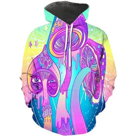 Fitspi Men's 3D Print Hoodie Dropshipping Colorful Sweatshirt Custom Pink Art Design Wholesale Comfortable Fit