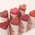 Wholesale Face Make up Heart Shape Vegan Creamy Blush on Stick Private Label Organic Cheeks Matte Tint Cosmetics Heart Blush