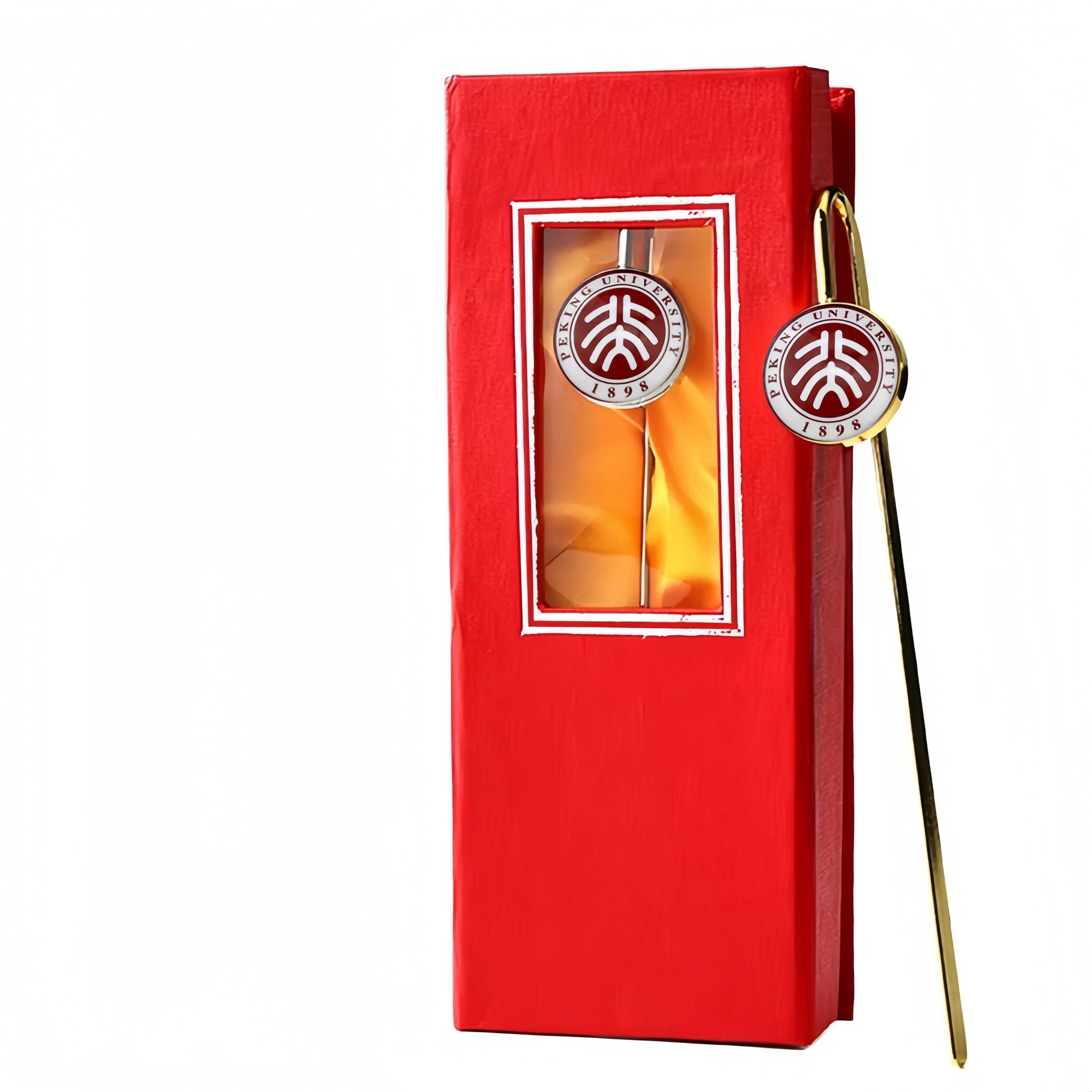 Custom Polished Crystal Metal 3D University Bookmarks with Logo Engraving-Graduation Gifts DIY Teacher's Day Presents