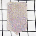 Clear AB Rhinestone Crystal Sticker Applique Patch Motif for Comb DIY Accessories