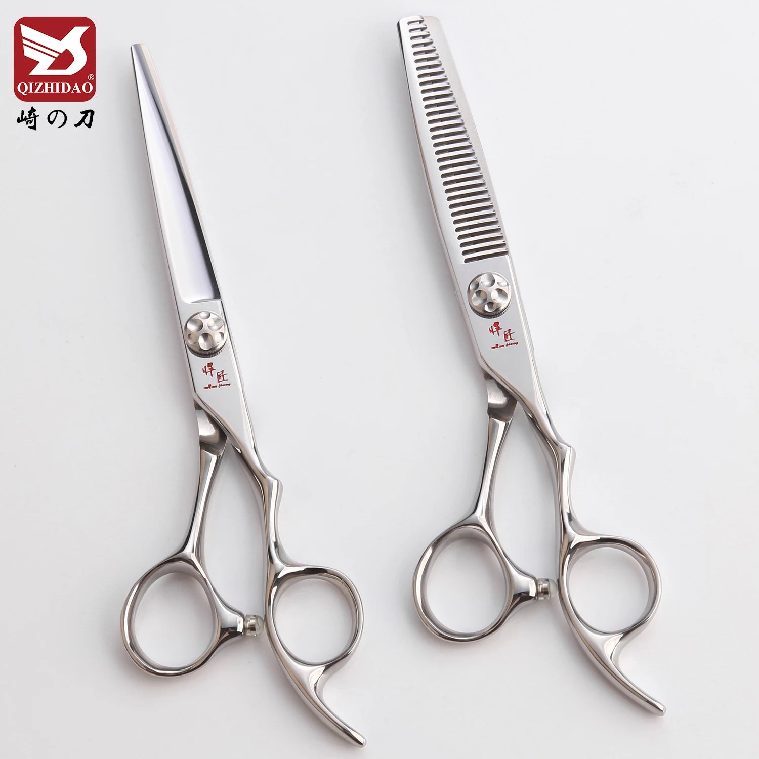 Professional Japanese 440C Hairdressing Scissors Barber Shears Set Thinning Hair Cutting Scissors