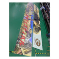 Custom Vinyl Table Banner Display Flags Handheld Scrolling Accessories with Congratulations Design Printed Banners