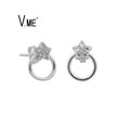 925 Silver Jewelry Earring Wholesale Star Stud Earrings Silver Earrings Fashion Jewelry