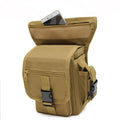 Men's Drop Leg Pouch Tactical Leg Bag Fanny Pack Thigh Bags Bike Cycling Hip  Canvas Waist Packs