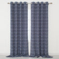 Wholesale Thick Jacquard Design Living Room Window Decor Half Blackout Black Out Curtains Panels for Bedroom