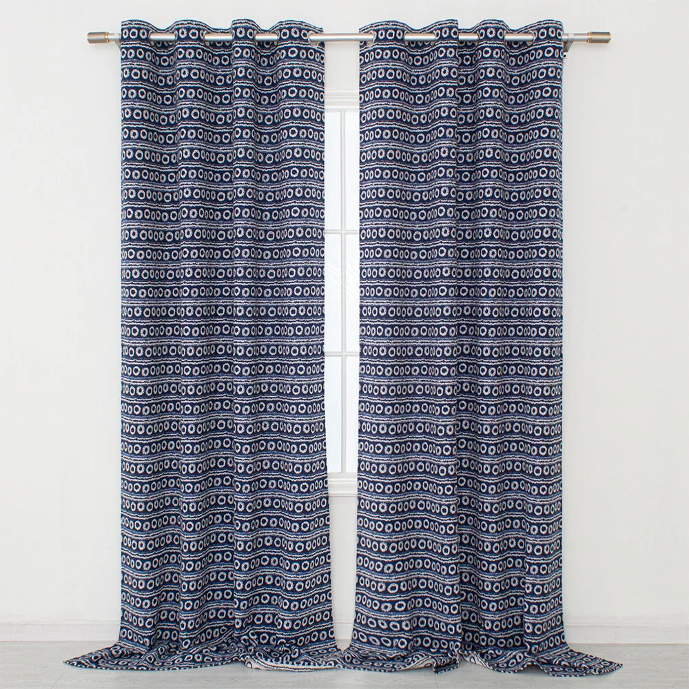 Wholesale Thick Jacquard Design Living Room Window Decor Half Blackout Black Out Curtains Panels for Bedroom