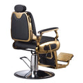 Hydraulic Pump Antique Hair Salon Furniture Equipment Retro Electric Barber Chair With Massage