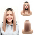 Long Charming Synthetic Lace Front Wig Straight Braids Hair Extensions for Black Women Wholesale