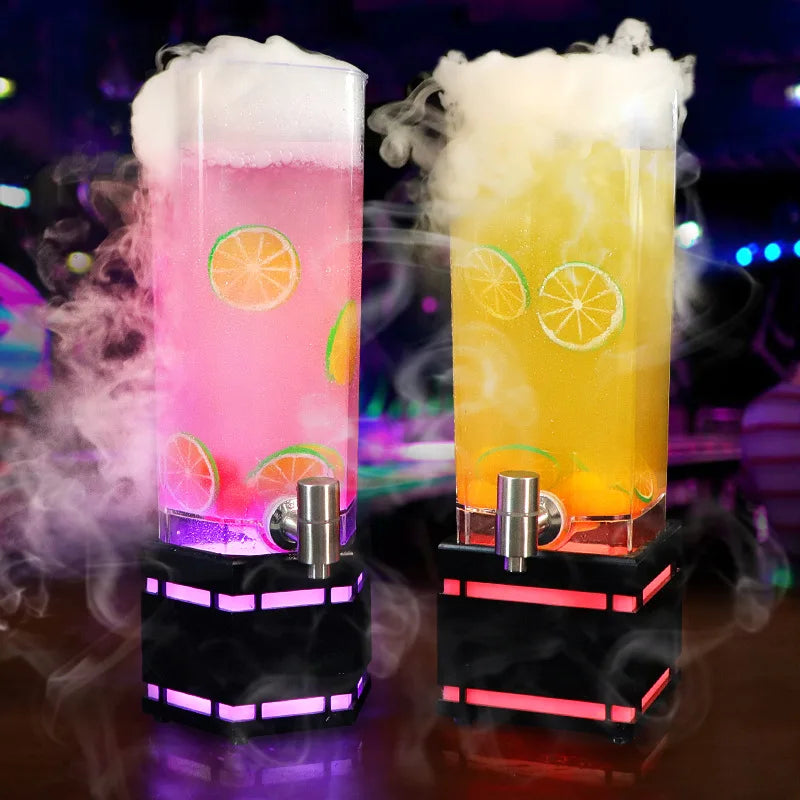 Customized Logo 2L 3L Colorful LED Beer Tower Dispenser with Acrylic+Metal Construction Durable for Bars & Parties
