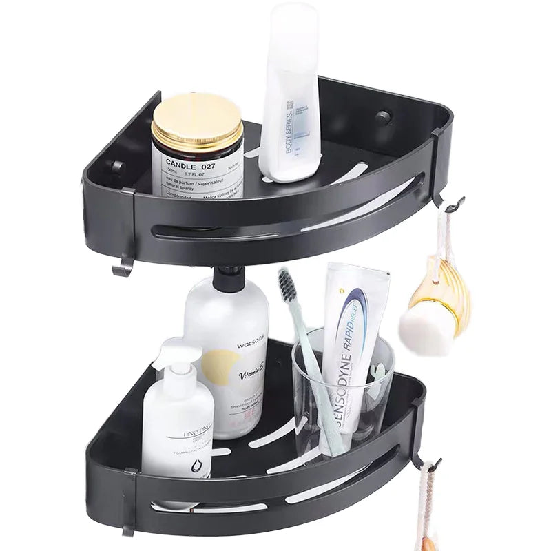 Wholesale 380g Stainless Steel Triangular Shower Caddy: Waterproof Bathroom Corner Shelf Space-Saving Organizer