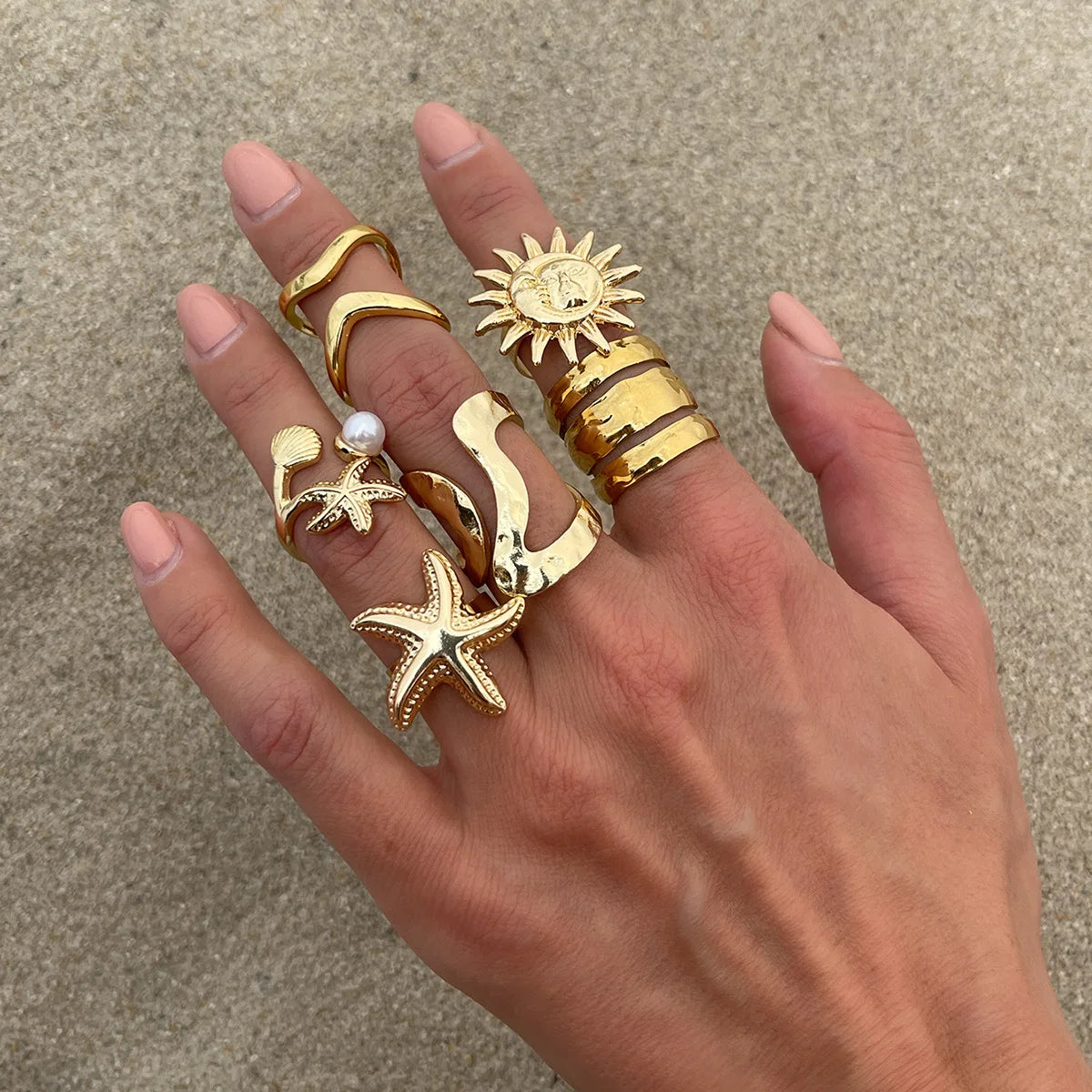 Fashion Ring Set Jewelry Ring Opening Ring for Women Jewelry  Wholesale N210655