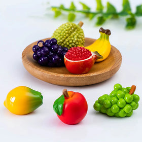 OEM ODM Support Doll House Toy Diy Accessories 3d Resin Miniature Fruit Figurines