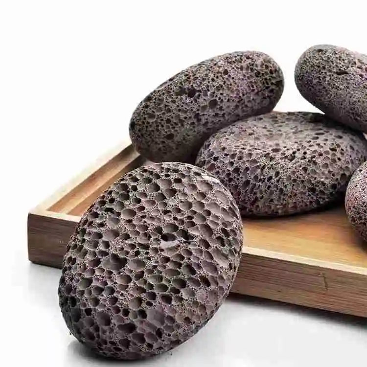 HY Feet Pumice Stone Natural Callus Remover Dead Skin Remove Foot Scrub Exfoilating Pedicure Tools Foot Care Pumice Stone-Brown