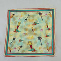 Silk Fabric Double Printed Silk 14mm Silk Twill Scarf 100% Spring Custom Silk Scarf