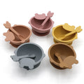Eco-Friendly Silicone Bowl Set Children