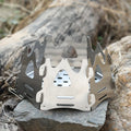 JWQ-010 Outdoor Foldable Hexagonal Camping Stoves Portable Stainless Steel Hiking Stove