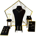 2022 Free Sample Jewelry Props Black Necklace Display Stand Creative Necklace Display Board Slot Chain Shelf Counter Pendant