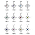 S925 Classical Celtic Knot Necklace Trendy Rhodium Plated Sterling Silver Jewelry for Women Men for Engagement Wedding Party