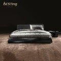 Modern Bedroom Set Bedroom Furniture Leather king Size Bed