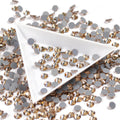 YANRUO Golden Shadow Mix Sizes Hotfix Rhinestones Crystal Strass Flatback Iron on Rhinestones for Bag