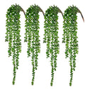 Faux Lover's Tear Artificial Succulent Hanging Plants for Wall Home Wedding Outdoor Decoration