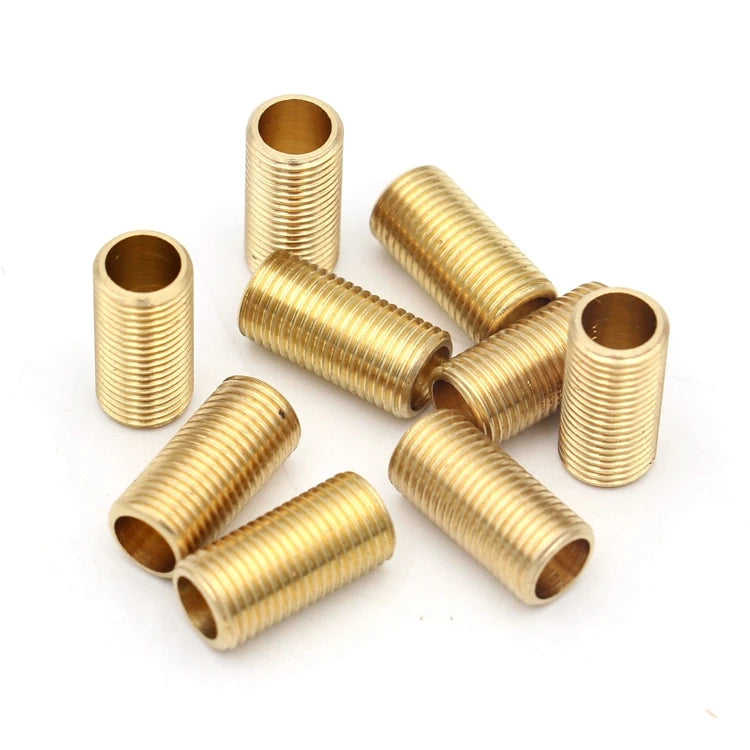 M10 Brass Hollow Threaded Rod with Metric Measurement System