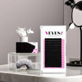 VEYES Handmade Individual Silk Volume Eyelash Extensions Premium 0.03 C CC D DD J B L Curl Long 13-20mm Lash Supplies 0.15mm