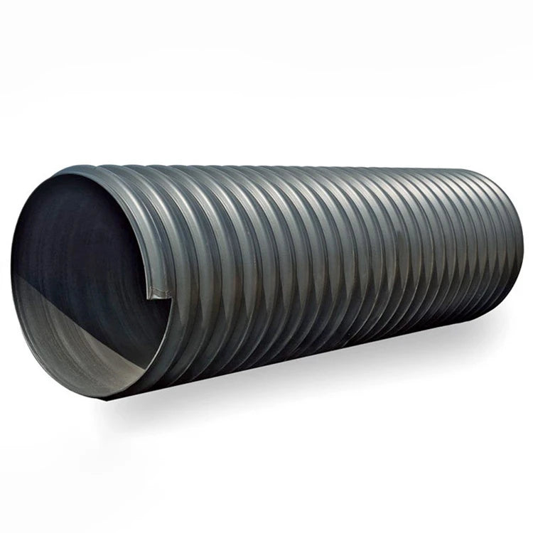 Large Diameter Hdpe Corrugated Pipe Price 1500mm HDPE Steel Belt Corrugated Pipe
