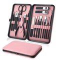 Professional Best Selling 18 - Piece Nail Care Tools Grooming Kit Pedicure Manicure Set Support Customized LOGO