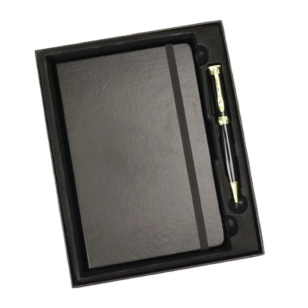 Custom 2026 Daily Leather Agenda  Printing Journal Diary Notebook Gift Set With Pen and Gift Box Spiritual Notebook