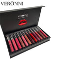 VERONNI 12 Color Lip Gloss Set Matte Liquid Lipstick Lip Tint Labiales Matte Lip Gloss Kit