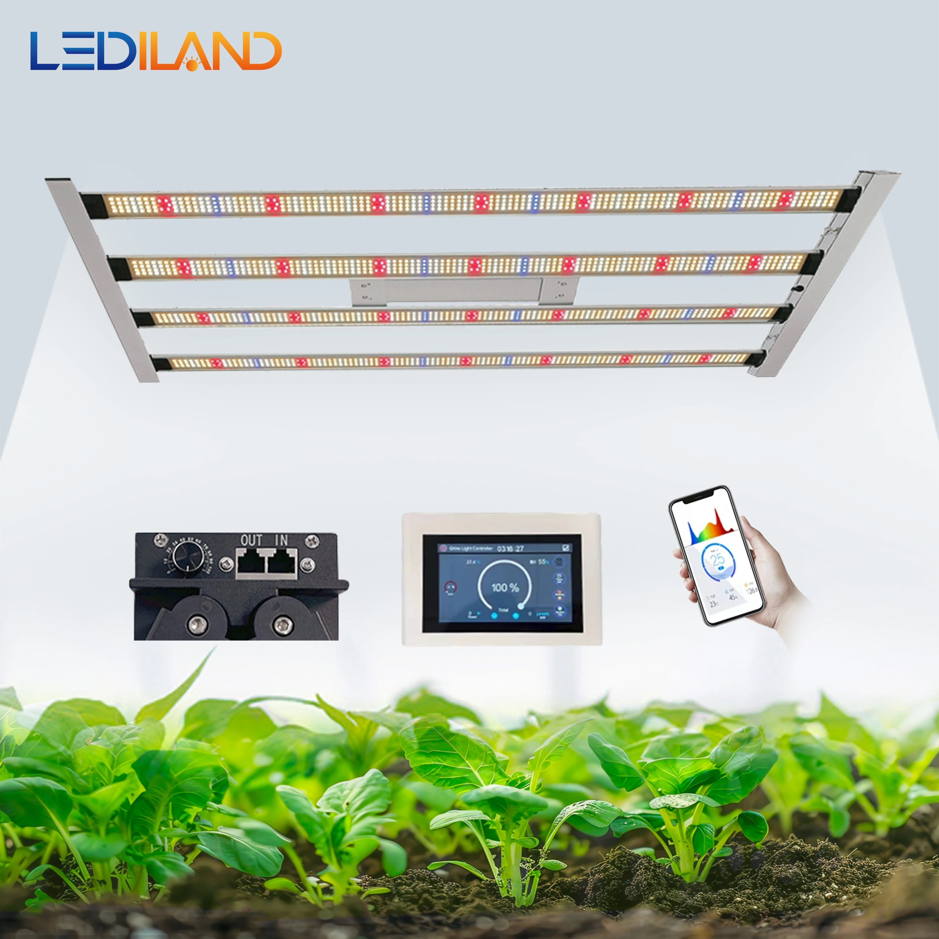 LEDILAND 720W & 400W Dimmable Full Spectrum LED Grow Light for Plants Bloom for Samsung LM301H Chips IP65 Rated New Release