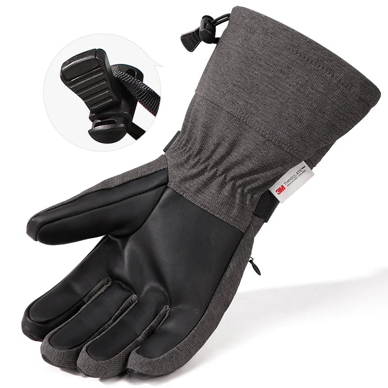 Wholesale Men's Winter Outdoor Windproof and Waterproof Ski Gloves